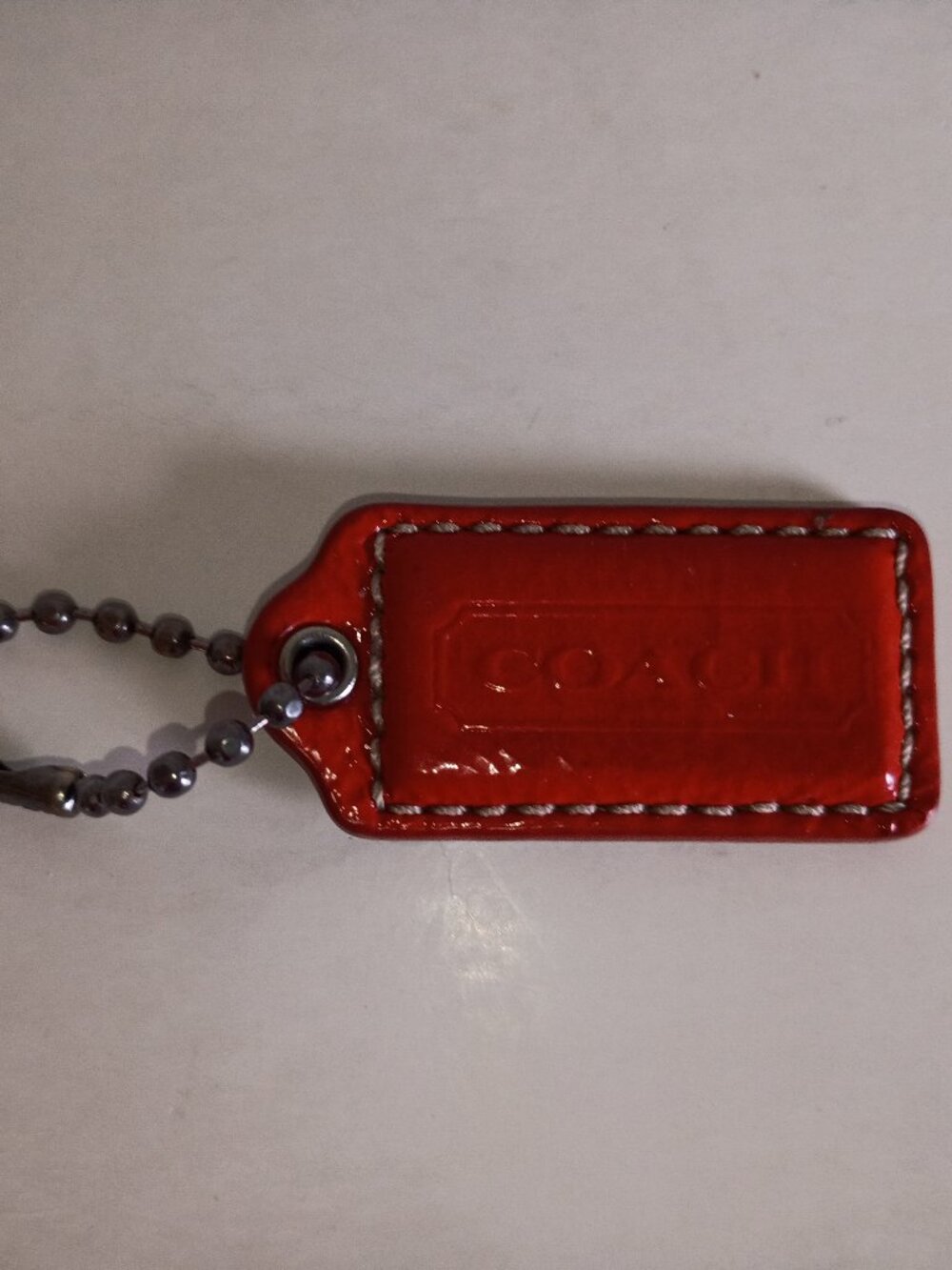 Authentic Coach Tag Orange/Silver